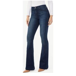Sofia Jeans Women's Melisa Flare High Rise Jeans, Dark Wash.